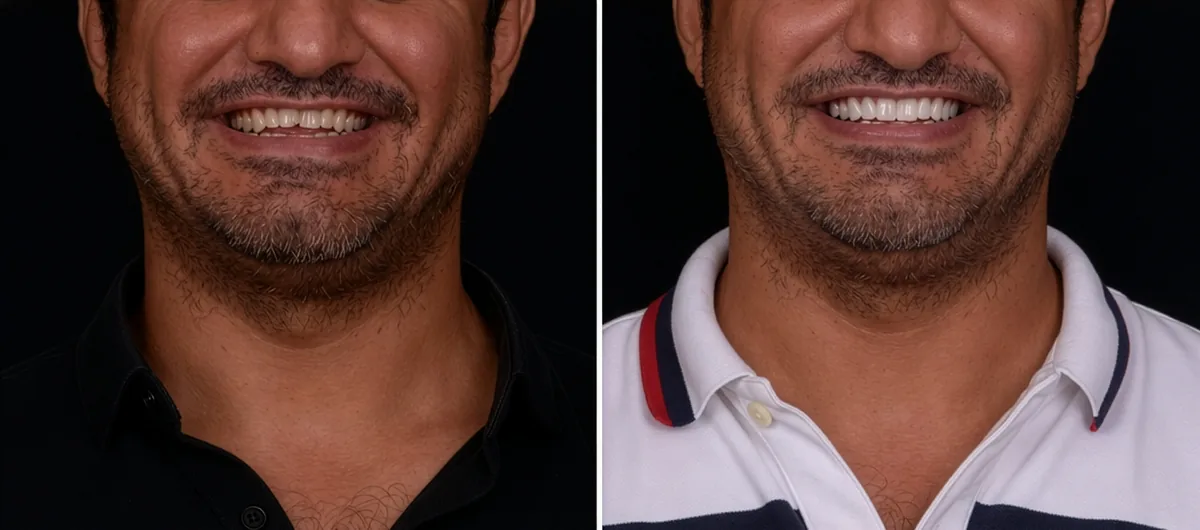 E-Max veneers result — natural smile